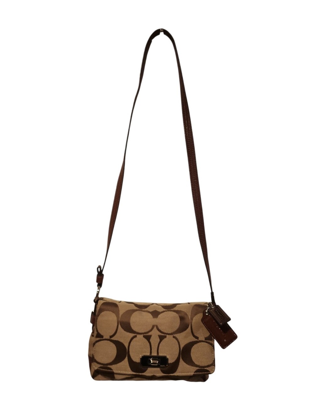 Coach Chelsea Signature Small Flap Swing/Crossbody Bag F17798